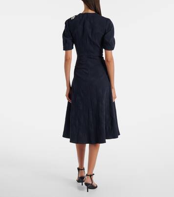 Midikleid aus Jacquard | Erdem