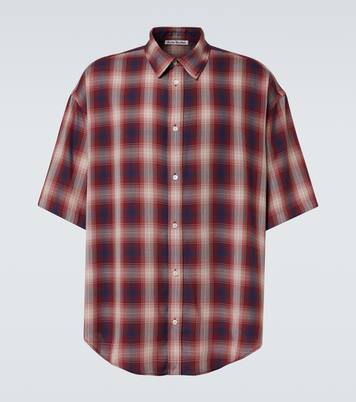 Checked oversized shirt | Acne Studios