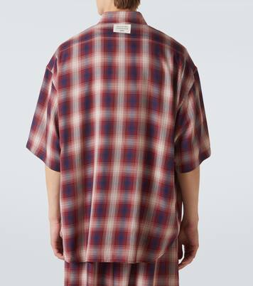 Checked oversized shirt | Acne Studios