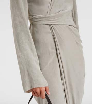 裹身加长连衣裙 | Rick Owens