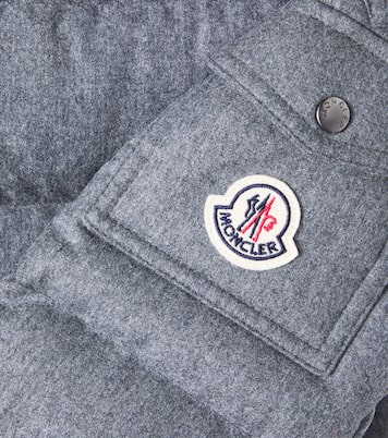 Virgin wool down jacket | Moncler Enfant