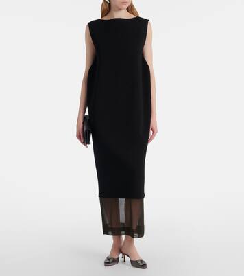 Mules Hangisimu aus Satin mit Kristallen | Manolo Blahnik