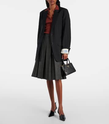 Galleria Saffiano Mini leather tote bag | Prada