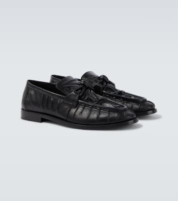 Astaire leather loafers | Bottega Veneta