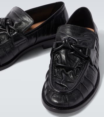 Astaire leather loafers | Bottega Veneta