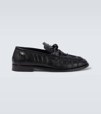Astaire leather loafers | Bottega Veneta