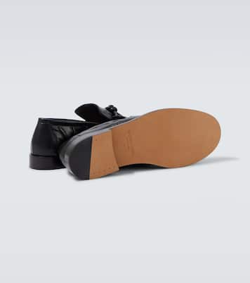 Astaire leather loafers | Bottega Veneta
