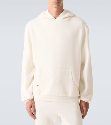 Felpa con cappuccio in cashmere con ametista | God's True Cashmere
