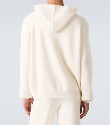 Felpa con cappuccio in cashmere con ametista | God's True Cashmere