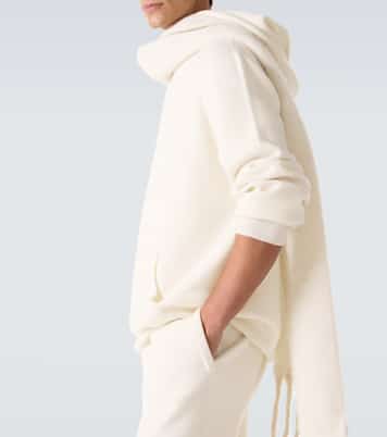 Felpa con cappuccio in cashmere con ametista | God's True Cashmere