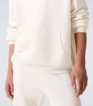 Felpa con cappuccio in cashmere con ametista | God's True Cashmere