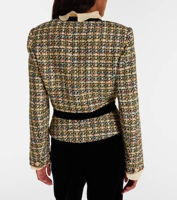 Jacke aus Tweed mit Samt | Valentino