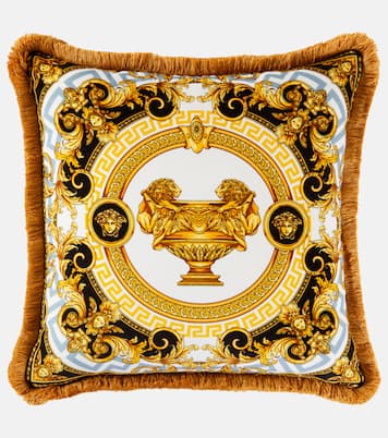 La Coupe Des Dieux cotton cushion | Versace Home
