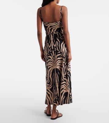 Printed midi skirt | Johanna Ortiz