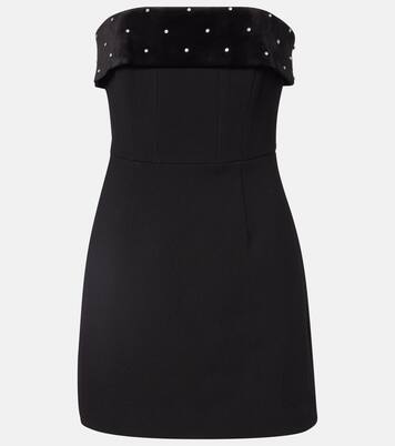 Embellished strapless minidress  | Rebecca Vallance