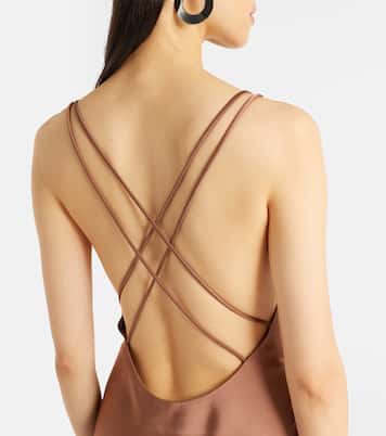 Robe aus Satin | Rotate