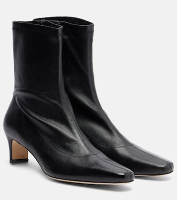 Wally leather ankle boots | Staud