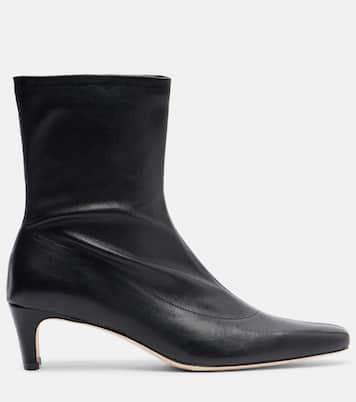 Wally leather ankle boots | Staud