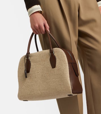 India 12.00 Small leather top-handle bag | The Row