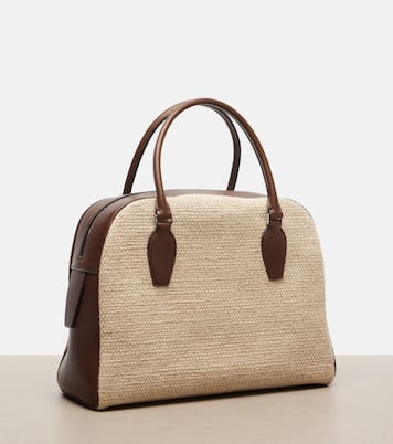 India 12.00 Small leather top-handle bag | The Row