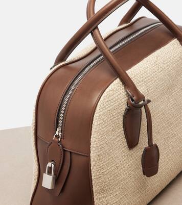 India 12.00 Small leather top-handle bag | The Row