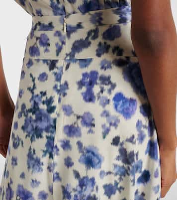 Sakura floral silk-blend midi skirt | Isabel Marant