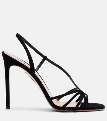 Sandales Talk To Me 105 en daim | Aquazzura