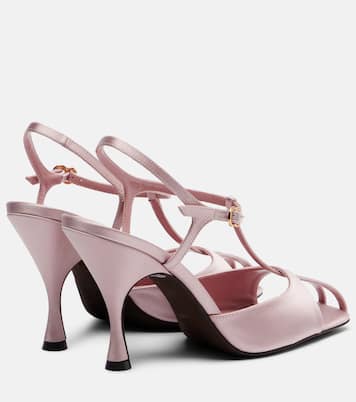 Hidden Gem 95 embellished satin sandals | Herbert Levine