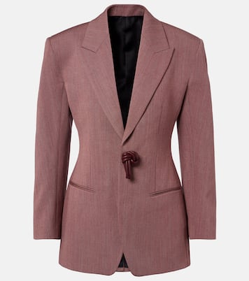 Blazer in misto lana e lino | Bottega Veneta