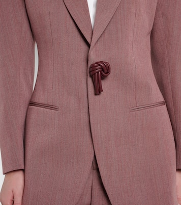 Blazer in misto lana e lino | Bottega Veneta