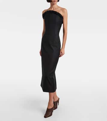 Cocktailkleid aus Woll-Gabardine | McQueen