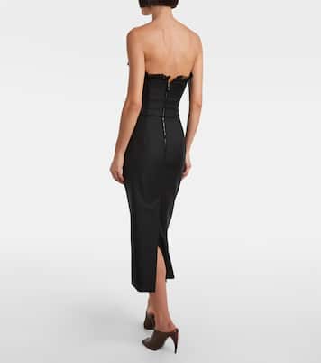 Cocktailkleid aus Woll-Gabardine | McQueen