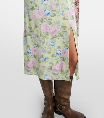 Dalmati floral midi dress | Acne Studios