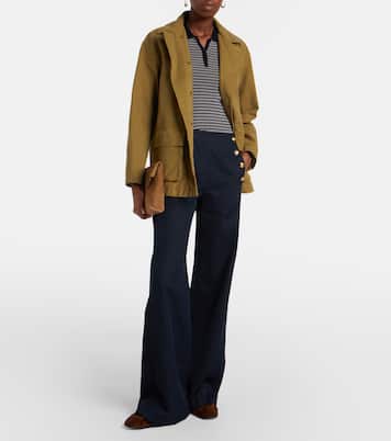 Reed cotton and linen flared pants | Nili Lotan