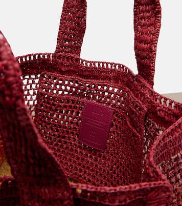 Summer Banana Medium raffia tote bag | Chloé