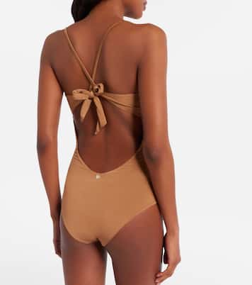 Curva ruched halterneck swimsuit | Max Mara