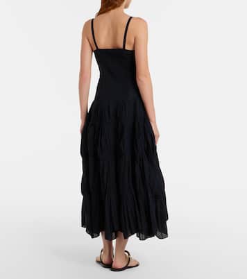 Vestido largo Emmalina de gasa de algodón | Ulla Johnson