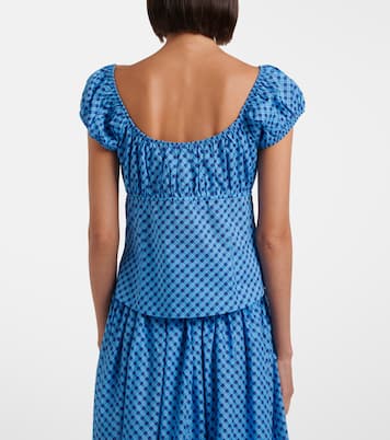 Millie plaid cotton top | Montce