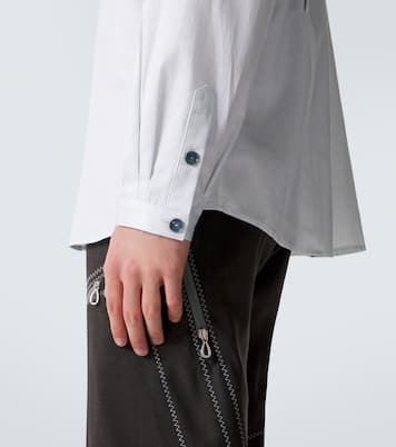 Kest striped cotton shirt | Kiko Kostadinov