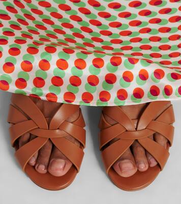 Copacabana皮革凉拖鞋 | Aquazzura