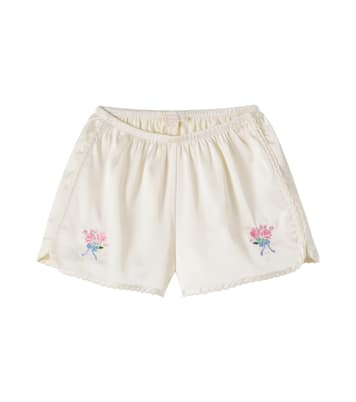 Sheeny embroidered scalloped shorts | Konges Sløjd