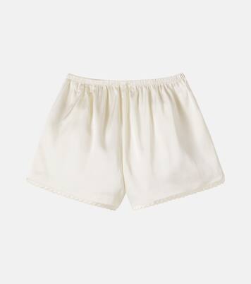 Sheeny embroidered scalloped shorts | Konges Sløjd