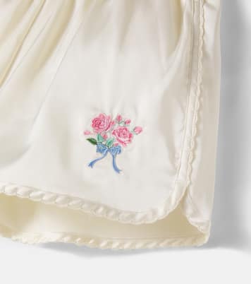 Sheeny embroidered scalloped shorts | Konges Sløjd