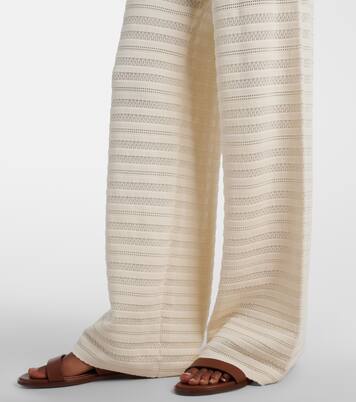 Weite Hose Tanya aus Pointelle-Strick | Faithfull