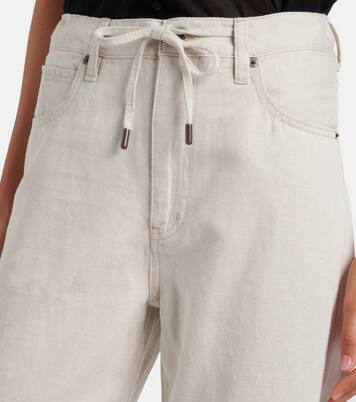 Off Duty Drawstring wide-leg jeans  | Frame