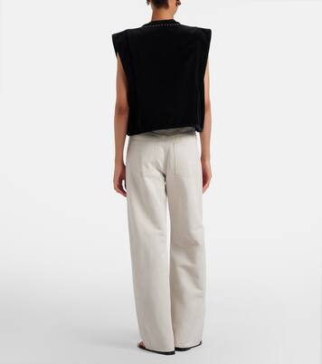 Off Duty Drawstring wide-leg jeans  | Frame