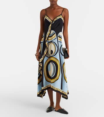 Midikleid Turnaround aus Crêpe de Chine aus Seide | La DoubleJ