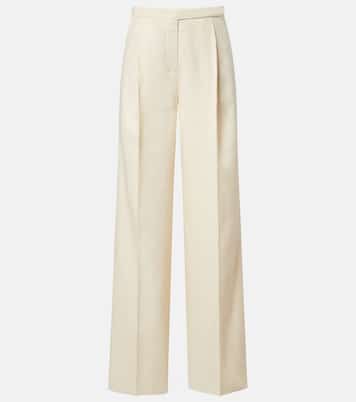 Pantalones anchos Casual Sophistication en mezcla de lino y algodón | Dorothee Schumacher