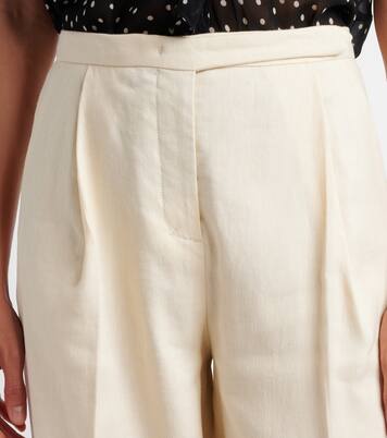 Pantalones anchos Casual Sophistication en mezcla de lino y algodón | Dorothee Schumacher