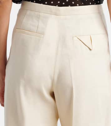 Pantalones anchos Casual Sophistication en mezcla de lino y algodón | Dorothee Schumacher